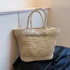 Totes Fasion Borsa a tracolla intrecciata in paglia da donna Beac Basket Borsa da donna di grande capacità e borsa Boemia Raan Sopper Tote ollow OutH24219