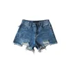 Shorts jeans hommes jean femmes deisgner short hotty shorts chauds trous droits pantalons denim serré club décontracté club bleu style été zipper fly pantalon classique 95