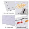 Fridge Sticker Message Board Magnetic Menu Calendar Fridge Monthly Planner Calendar Dry Wipe Whiteboard 240219