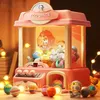 Pop Klauw Machine DIY Kids Muntautomaat Play Game Clip Speelgoed Grote Vangst Speelgoed Kraan Machines Christma Gift 240123