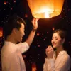 10pcs set Flying Lantern Sky ing Lantern Paper Lanterns Diy Chinese Lamp for Christmas Party Wedding Decoration 201203292D