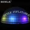 10mDx4.5mH (33x15ft) vente en gros tente de dôme gonflable de mariage coloré géant avec lumière LED événement discothèque bar piscine patio chapiteau de golf pour une utilisation en extérieur