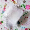 Whole 1000 Pcs lot White Organza Drawstring Pouches 5x7 7x9 9x12 10x15cm Jewelry Gift Bags Wedding Packaging Bags&Pouches T200295N