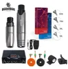 Dragonhawk Mast Tour Tattoo Kit 2 Nieuwste Rotary Tattoo Guns Dubbele voeding Naalden Tattoo Supply6578148