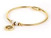 stylish pendant 18k gold plated stainless steel crystal bracelets bangles for women jewelry4157554