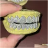 Bauchketten nach Maß Hip Hop Iced Out 925 Sterling Silber Schmuck Permanent Cut Vvs Moissanit Diamanten Zähne Mund Grillz Drop De Dhyay