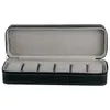 6 10 12 slot caixa de relógio portátil viagem zíper caso coletor armazenamento jóias boxblack2796