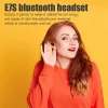 E7S TWS Trådlösa hörlurar Bluetooth Earphones Bass Headset med Mic Sport Noise Refering Earbuds för Xiaomi Redmi iPhone TWS trådlösa hörlurar