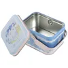 Storage Bottles Portable Tin Box Cookie With Lid Jar Festival Biscuit Containers Sweet Tinplate Tins Lids Candy