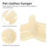 Appareils pour chiens 20pcs Puppy Vêtements de vêtements Hangle de cintres Hanging Hanging Cat Supplies