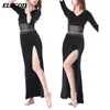 Stage Wear 2024 Vrouwen Koreaanse Buikdans Split Jurk Volwassen Praktijk Dancewear Buikdans Training Elegant Pak Prestaties Kleding