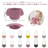 Stroller Pendant Antilost Chain Cartoon Food Storage Box Pacifier Childrens Shoulder Bag Easy To Carry Baby Shower Gift y240130