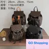 Top bedruckter Brief-Rucksack BFashion Fashion Europäische und amerikanische Retro-Handtasche zum Ausgehen, Rucksäcke mit großem Fassungsvermögen im Großhandel