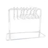 Hangers Tabletop Earring Holder Acrylic Fashionable And Durable Elegant Design Convenient Storage Material 15 11 6cm