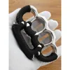 Finger Tiger Set Four Legal Window Breaking EDC Brace Ring Hand Fiberglass Fist Buckle Wolf Self Defense 2687