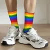 Chaussettes masculines LGBT Rainbow Unisexe hiver chaude chausse