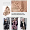 Scarves Travel Love Heart Pattern Scarf Charming Fashionable Printing Shawl For Outdoors