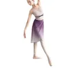 Stage Wear Gonna da balletto Tutu da donna Fata Abito da ballo lungo in chiffon Abbigliamento da ballo Abbigliamento da ginnastica Ragazze adulte