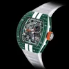 RMリストウォッチパイロットウォッチRMWATCHES WRISTWATCH RM029 MEN'S SERIES RM029自動機械式カーボンファイバーマテリアルウォッチ使用時計セット