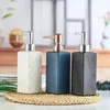 Liquid Soap Dispenser Bottle El Accessories Make-up Container Remover Hand Shampoo Glass Bathroom Decoration Modern Collection Sanitizer