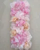 Kwiaty dekoracyjne 5PC Symulacja róża hortensja festiwal ślubny Arch Flower t Stage Decoration Road prowadzą do wydania 20 x 50 cm