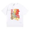 Krótkie rękawie Rhude T-shirt Summer Designer T Shirt Men T Shirts Tops Luksusowe literowe nadruk koszula męskie ubranie Krótkie rękawy S-xxl Jrhfw 911