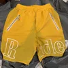 Poliéster tamanho grande hip hop designers praia shorts joggers sweatpants treino masculino calças dos homens casuais unisex curto