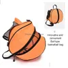 Balls Outdoor Sports Shoder Soccer Ball Bags Training Equipment Storage Mesh Side Two-Way Open Bag Volleyball Basketball 230703 Drop Dhbzo