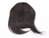 100 Human Hair Fringe Bold Blunt Clip in Hair Bangs Brazylian Virgin Hair 7 Kolory Wybierz3878072