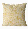 Pillow Modern Pastoral Flower Scenery Geometric Square Throw Pillow/almofadas Case 43 53 Teen Vintage Yellow Cover Home Decore