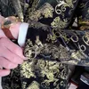 Costumes pour hommes Blazers (veste + gilet + pantalon) nouvelle boutique de mode marquage à chaud hommes costume d'affaires décontracté marié robe de mariée costume de scène 3 pièces ensemble