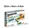 Children's Soft Bullet Block Gun Small Hand Crossbow Set Puzzle Assembly Small Particle Block Toy