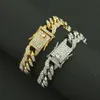 Hip Hop plein de diamants Cool collier cubain hommes plein de diamants accessoires collier de chaîne en or