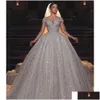 Ball Gown Wedding Dresses Stunningbride 2024 Elegant Wedding Dresses Sequin Appliques Lace Bridal Gowns Custom Made Capped Sleeves Swe Otbxh