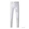 Jeans di marca viola Jeans di marca High Street bianchi 9024 Jeans da uomo di marca di moda Jeans viola 5588