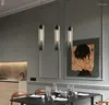 Kolye lambaları Modern Led Lamba Gri Cam Asma Askı Yatak Odası Mutfak Yaşam Ev Salonu Kapalı Dekor Bar İskandinav Aydınlatma Işıkları