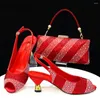 Dress Shoes Doershow Selling Black And Bags To Match Set Italy Party Pumps Italian Matching Shoe Bag For Party! HTY1-23