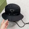 Chapeau de godet de concepteur noir Fisher chapeaux de luxe hommes femmes chapeaux à large bord mode casquettes décontractées ajustées Fedora Triangle lettre chapeau de pêcheur