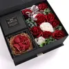 Savon parfumé pour la Saint-Valentin, Rose artificielle, ange baignable, boîte-cadeau, mariage, anniversaire, petite amie, pétales parfumés romantiques, fleurs C285M