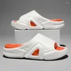 Zapatillas de lujo para hombres zapatilla diseñador primavera interior casa zapatos zapatilla de deporte suela gruesa playa de verano al aire libre para flip flop