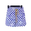 SS Luxury RHUDE Shorts masculinos respiráveis de praia Shorts de rua de alta qualidade femininos casuais de malha com faixa de tamanho grande Shorts de cintura com cordão Rhude shorts tamanho americano S-XL