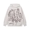 Sweats à capuche pour hommes 2024 Y2K Streetwear rose sweat à capuche drôle dessin animé graphique automne Harajuku Anime pull à capuche Hip Hop Hipster