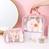 Cosmetic Bags PVC Organizer Wash Toiletry Bag Large Capacity Handheld Wet Dry Storage Outdoor Beach Swimming Makeup