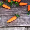 12Pcs Easter Carrot Hanging Ornaments, DIY Carrots Crafts, Mini Fake Vegetables for Party Festivals Thanksgiving Harvest Decoration