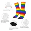 Chaussettes masculines LGBT Rainbow Unisexe hiver chaude chausse