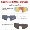 Солнцезащитные очки GUB MTB, очки для езды на шоссейном велосипеде, 3 линзы HD Uv400, мужские и женские велосипедные очки, ветрозащитные поляризованные спортивные солнцезащитные очки на открытом воздухе