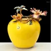 Vazen Grote Keramische Esthetische Ornamenten Ikebana Luxe Moderne Gedroogde Bloemen Vaso Ceramica Woonkamer Decoratie YY50HP