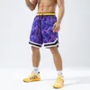 American Men Uomini Lunghezza Vintage Street Zipper Pants Short Designer Stampato Sports Shorts Shorts Lakers Plus Times