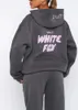 Designer Tracksuit White Fox Hoodie Set Two 2 Piece Set Women Herrkläder Sportig långärmad tröja med huvor 12 ColourSspring Autumn Winter Xhja 480i