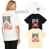 S-xl Rhude Heren t-shirts Designer Mannen Volgende Seizoenen Casual Trend Puur Katoen Korte Mouwen Hoogwaardige Letter Bedrukte Kleding RRJ6